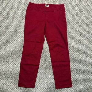 Merona stretch red pants